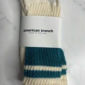 American Trench Crew Socks - Teal